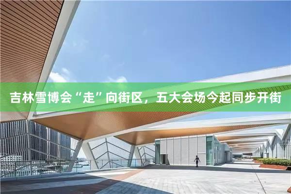吉林雪博会“走”向街区，五大会场今起同步开街